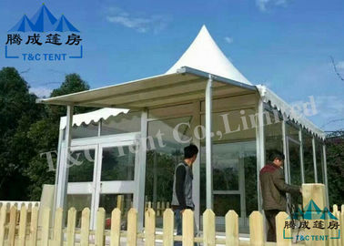 Гальванизированный прозрачный шатер колокола гостиницы с стенами ПВК размера мягкими/стеклянными стенами