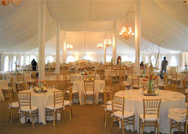 шатер свадьбы крыши ПВК 30кс50м двойной покрытый белый ясный для СГС партии