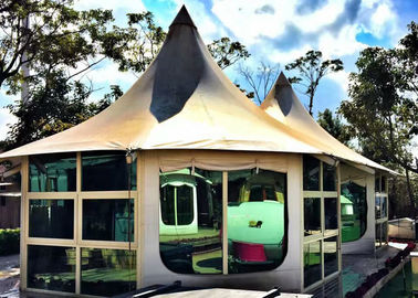 На открытом воздухе роскошный шатер колокола гостиницы дома с алюминиевой структурой профиля