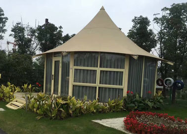Ясный шатер гостиницы геодезического купола стены для дома выставки и туризма