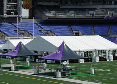 Большие Пвк-покрытые алюминиевые шатры спортивного соревнования крыши кривой для участвовать в гонке/теннисный мяч баскетбола/бадминтона/