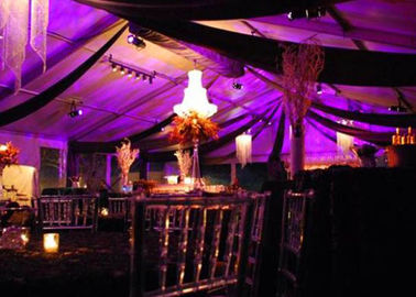 Шатры события свадьбы крыши ясности 1000 человек алюминиевого сплава с светом