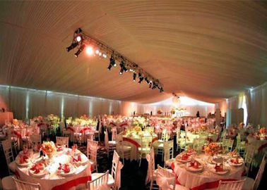Шатры события свадьбы крыши ясности 1000 человек алюминиевого сплава с светом