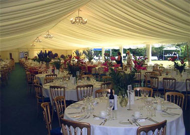 шатры свадьбы облегченной водоустойчивой алюминиевой рамки 20кс50м белые на открытом воздухе