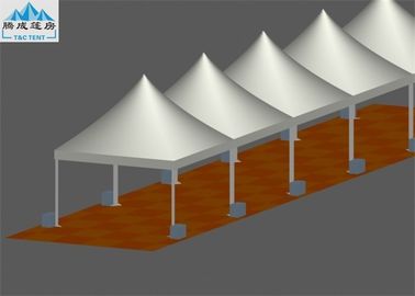Шатер склада белой крыши большой, шатер газебо пагоды стены ПВК алюминиевой рамки красочный для фестиваля