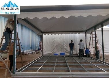 шатер партии шатра гостиницы крыши ПВК белизны 5кс6М с стеклянной стеной и дверью