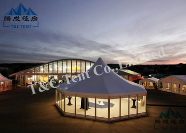 Роскошная гостиница шатра колокола украшения, шатер события дискретного размера на открытом воздухе