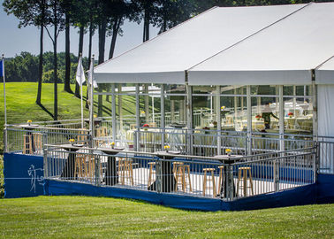 Большие Пвк-покрытые алюминиевые шатры спортивного соревнования крыши кривой для участвовать в гонке/теннисный мяч баскетбола/бадминтона/