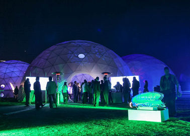 шатер геодезического купола диаметра 8м тяжелый особенный на открытом воздухе алюминиевый, большой шатер купола