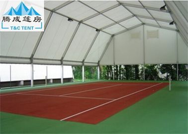 Стена ткани ПВК алюминиевых шатров спортивного мероприятия структуры 10кс30м белая водоустойчивая