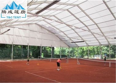 Стена ткани ПВК алюминиевых шатров спортивного мероприятия структуры 10кс30м белая водоустойчивая