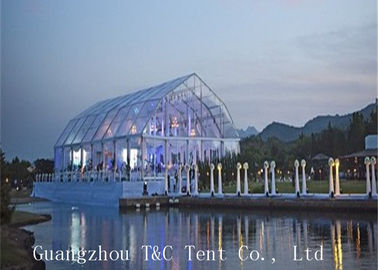Шатер партии ресторана или сада 20кс40, шатер события ясности на открытом воздухе с прозрачной крышей ПВК